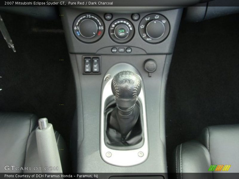 Pure Red / Dark Charcoal 2007 Mitsubishi Eclipse Spyder GT