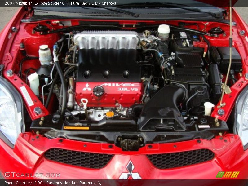 Pure Red / Dark Charcoal 2007 Mitsubishi Eclipse Spyder GT