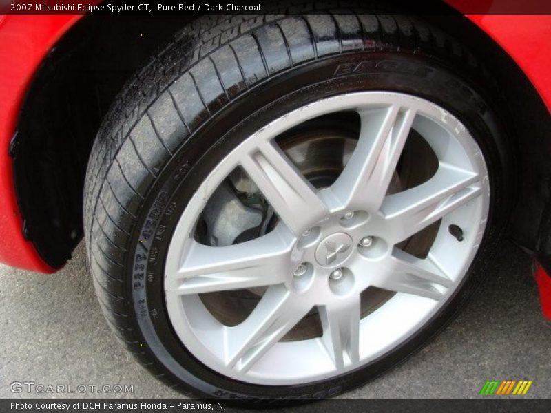Pure Red / Dark Charcoal 2007 Mitsubishi Eclipse Spyder GT