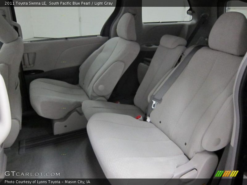 South Pacific Blue Pearl / Light Gray 2011 Toyota Sienna LE