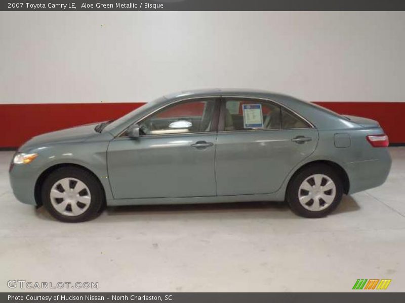 Aloe Green Metallic / Bisque 2007 Toyota Camry LE