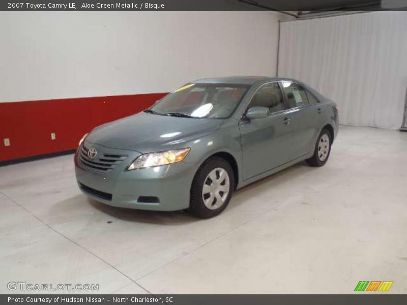 Aloe Green Metallic / Bisque 2007 Toyota Camry LE