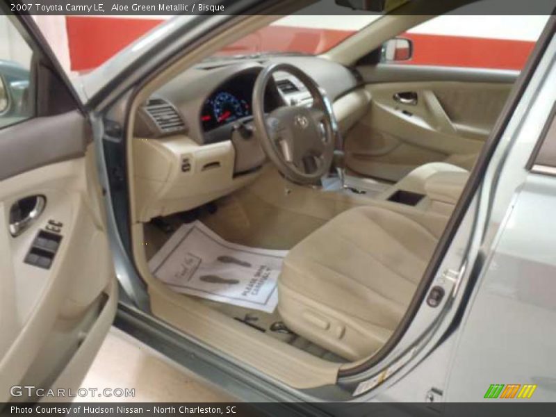 Aloe Green Metallic / Bisque 2007 Toyota Camry LE