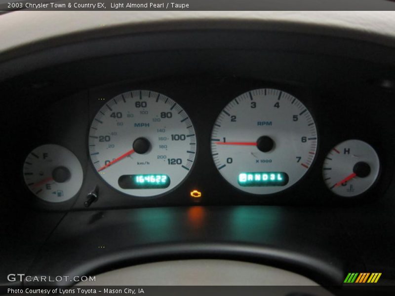Light Almond Pearl / Taupe 2003 Chrysler Town & Country EX
