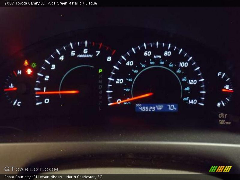 Aloe Green Metallic / Bisque 2007 Toyota Camry LE