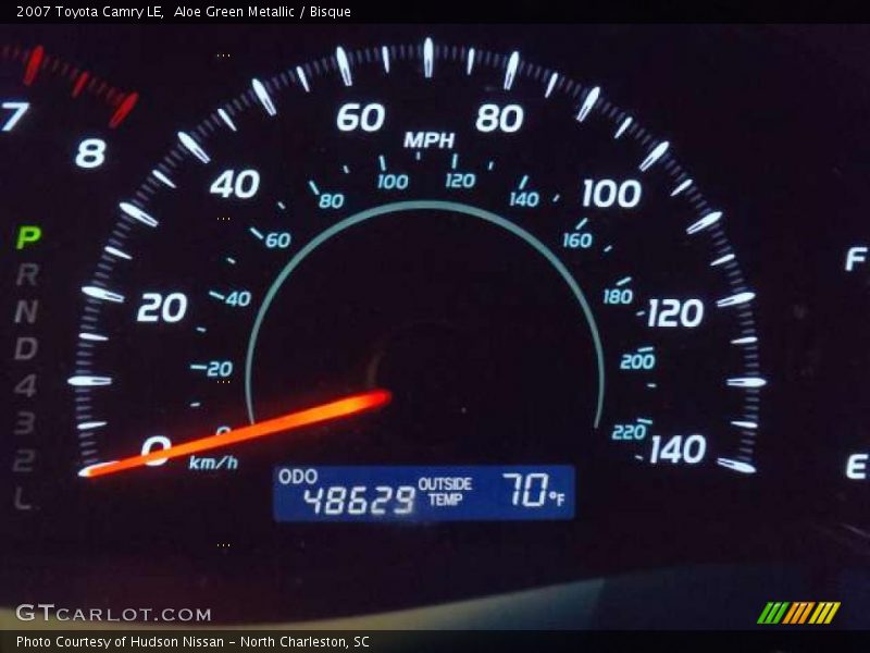 Aloe Green Metallic / Bisque 2007 Toyota Camry LE