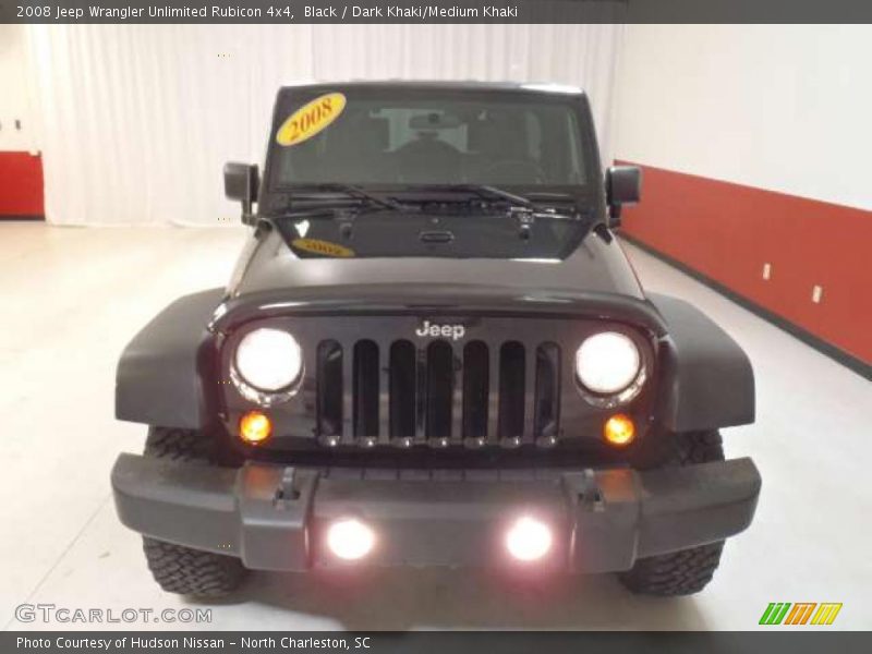 Black / Dark Khaki/Medium Khaki 2008 Jeep Wrangler Unlimited Rubicon 4x4
