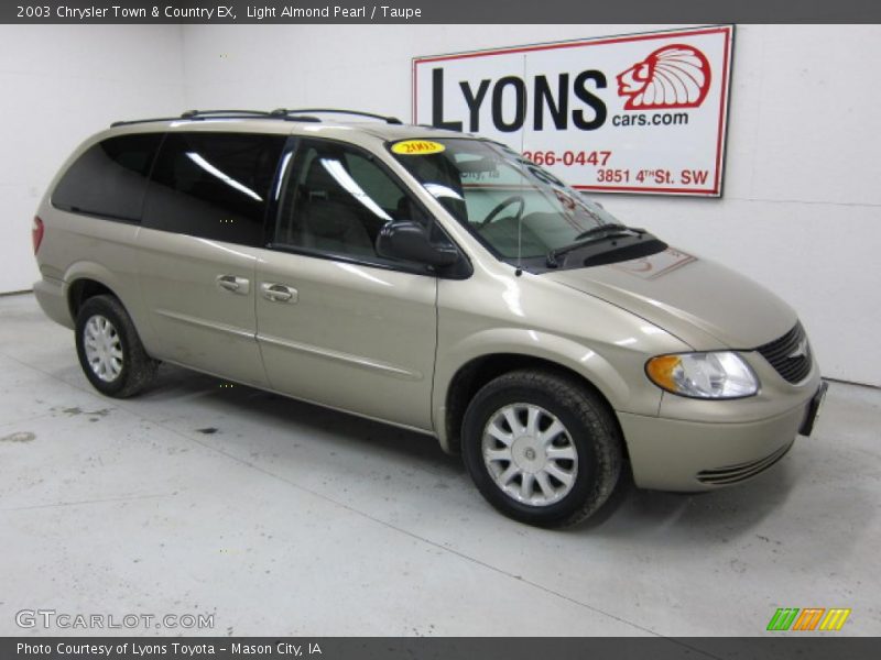 Light Almond Pearl / Taupe 2003 Chrysler Town & Country EX