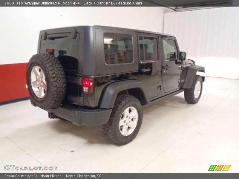Black / Dark Khaki/Medium Khaki 2008 Jeep Wrangler Unlimited Rubicon 4x4