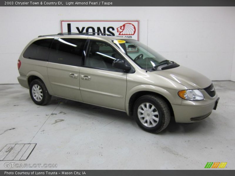 Light Almond Pearl / Taupe 2003 Chrysler Town & Country EX