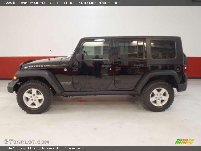 Black / Dark Khaki/Medium Khaki 2008 Jeep Wrangler Unlimited Rubicon 4x4