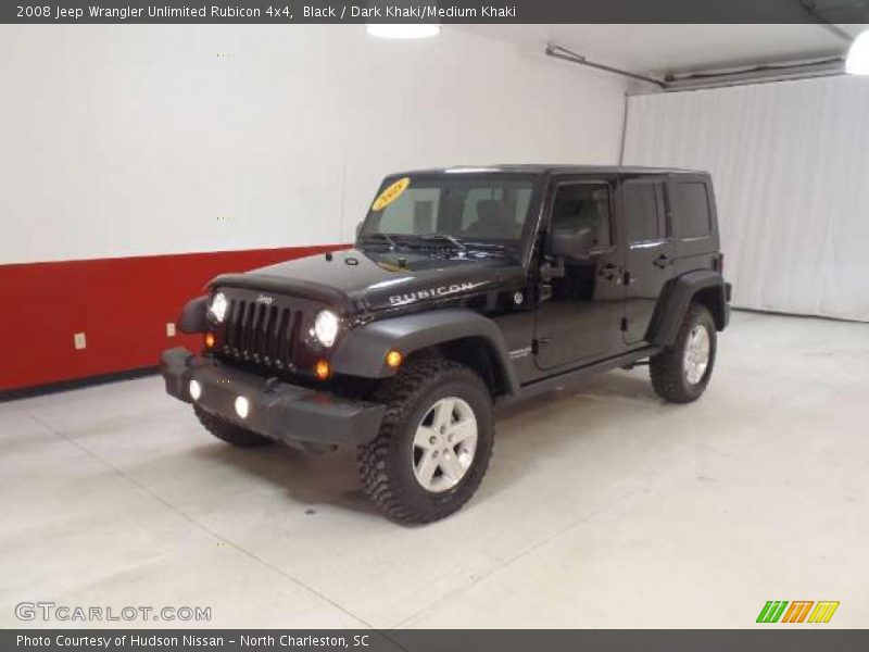 Black / Dark Khaki/Medium Khaki 2008 Jeep Wrangler Unlimited Rubicon 4x4