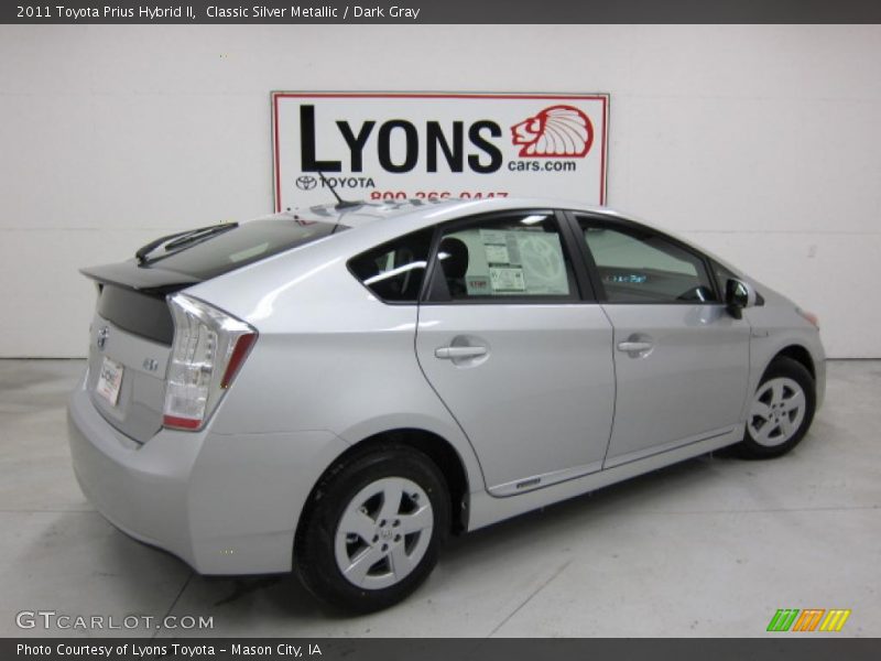 Classic Silver Metallic / Dark Gray 2011 Toyota Prius Hybrid II