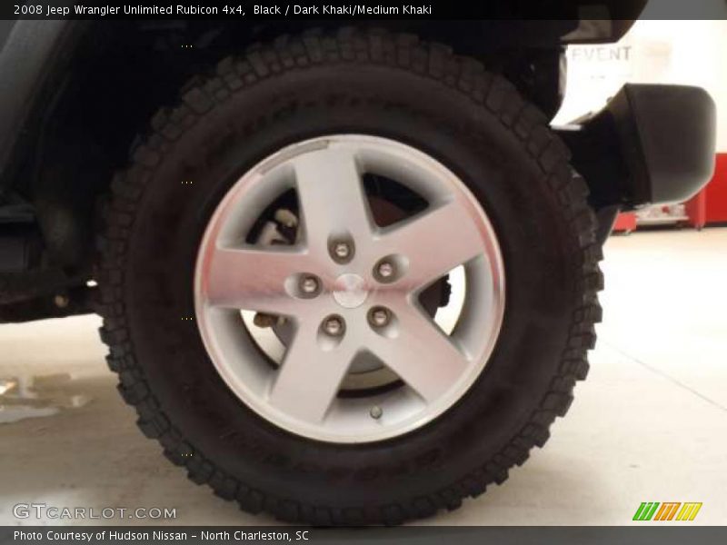 Black / Dark Khaki/Medium Khaki 2008 Jeep Wrangler Unlimited Rubicon 4x4
