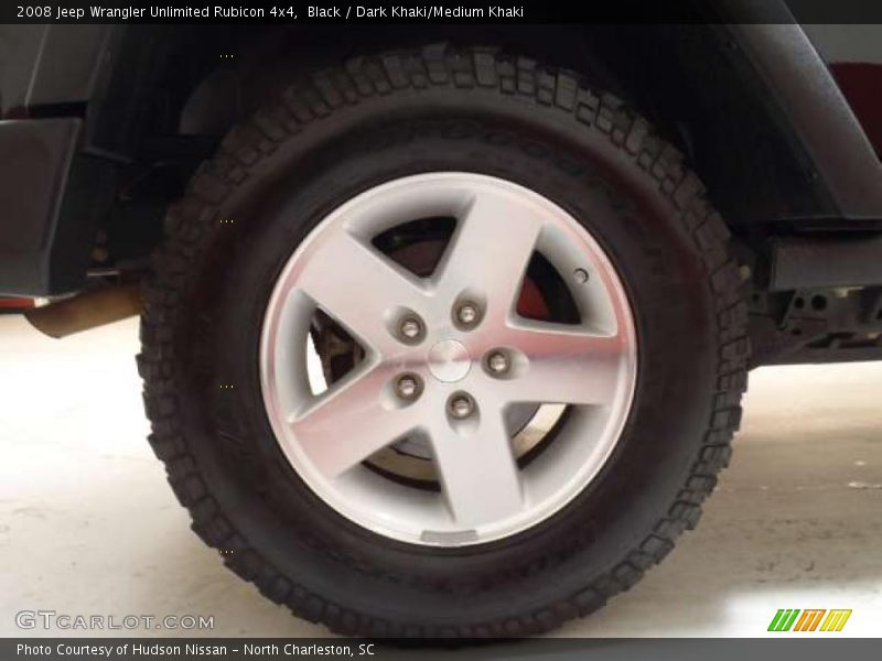 Black / Dark Khaki/Medium Khaki 2008 Jeep Wrangler Unlimited Rubicon 4x4