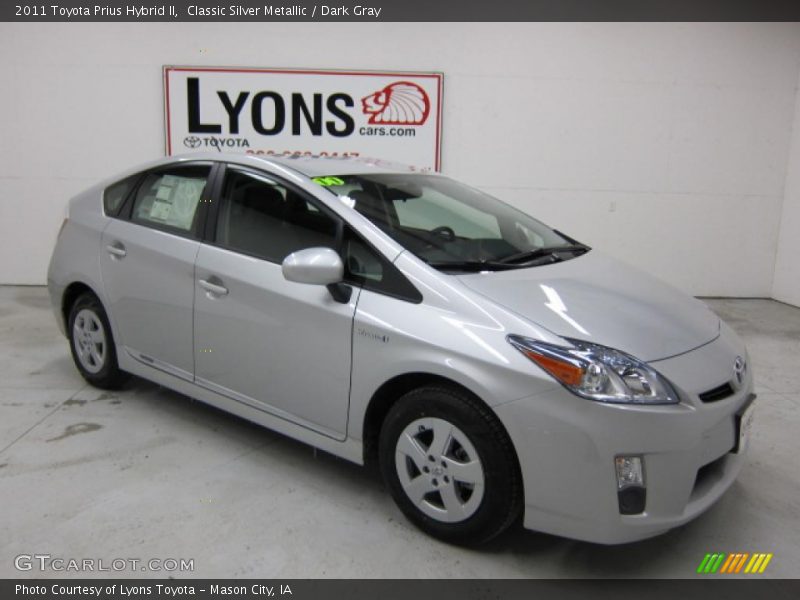 Classic Silver Metallic / Dark Gray 2011 Toyota Prius Hybrid II