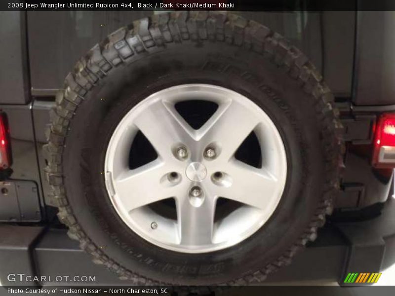 Black / Dark Khaki/Medium Khaki 2008 Jeep Wrangler Unlimited Rubicon 4x4