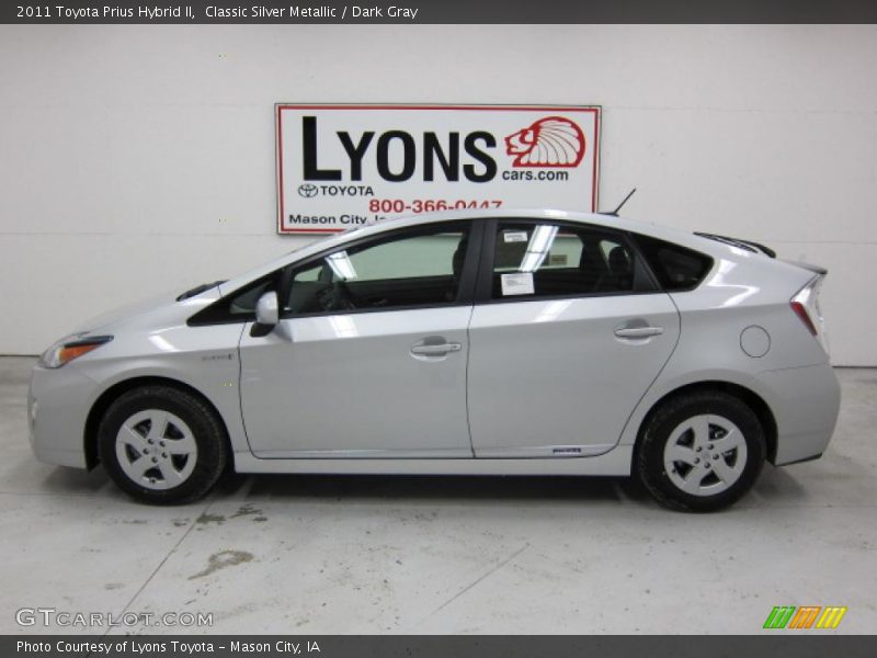 Classic Silver Metallic / Dark Gray 2011 Toyota Prius Hybrid II