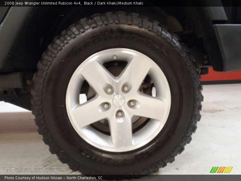 Black / Dark Khaki/Medium Khaki 2008 Jeep Wrangler Unlimited Rubicon 4x4