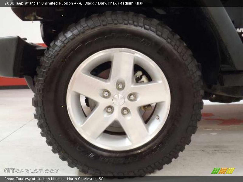 Black / Dark Khaki/Medium Khaki 2008 Jeep Wrangler Unlimited Rubicon 4x4