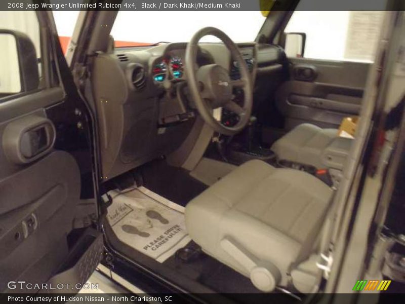 Black / Dark Khaki/Medium Khaki 2008 Jeep Wrangler Unlimited Rubicon 4x4