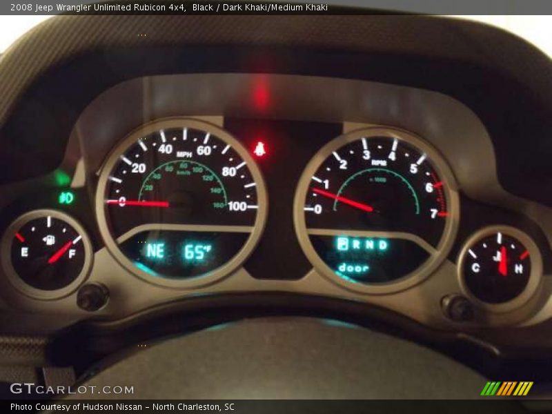 Black / Dark Khaki/Medium Khaki 2008 Jeep Wrangler Unlimited Rubicon 4x4