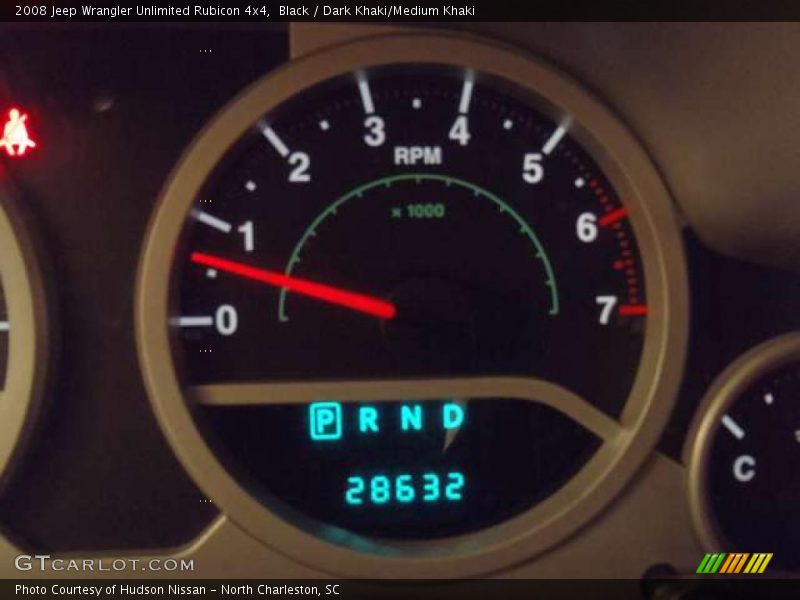 Black / Dark Khaki/Medium Khaki 2008 Jeep Wrangler Unlimited Rubicon 4x4