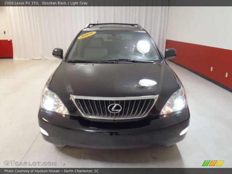 Obsidian Black / Light Gray 2009 Lexus RX 350