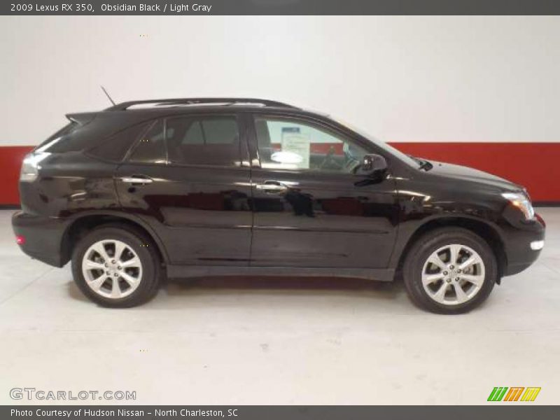 Obsidian Black / Light Gray 2009 Lexus RX 350