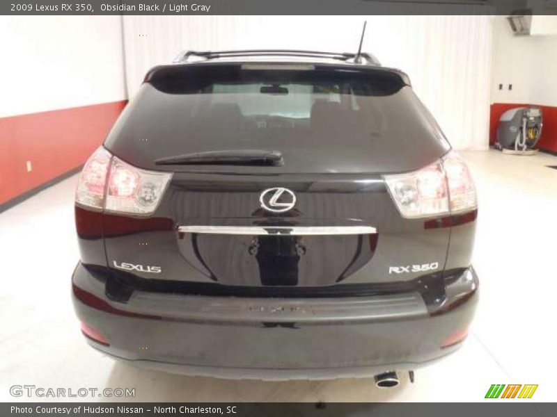 Obsidian Black / Light Gray 2009 Lexus RX 350