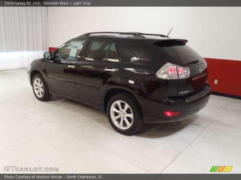 Obsidian Black / Light Gray 2009 Lexus RX 350