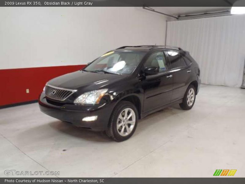 Obsidian Black / Light Gray 2009 Lexus RX 350