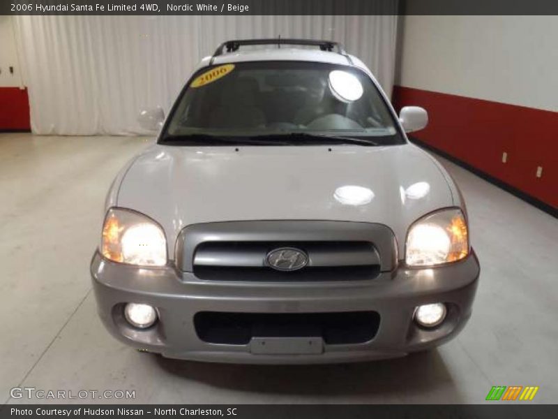 Nordic White / Beige 2006 Hyundai Santa Fe Limited 4WD