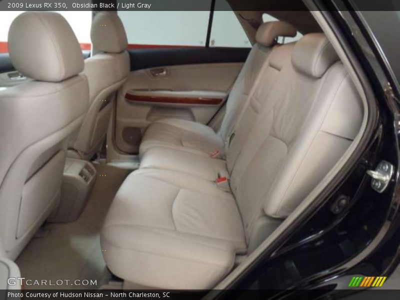 Obsidian Black / Light Gray 2009 Lexus RX 350