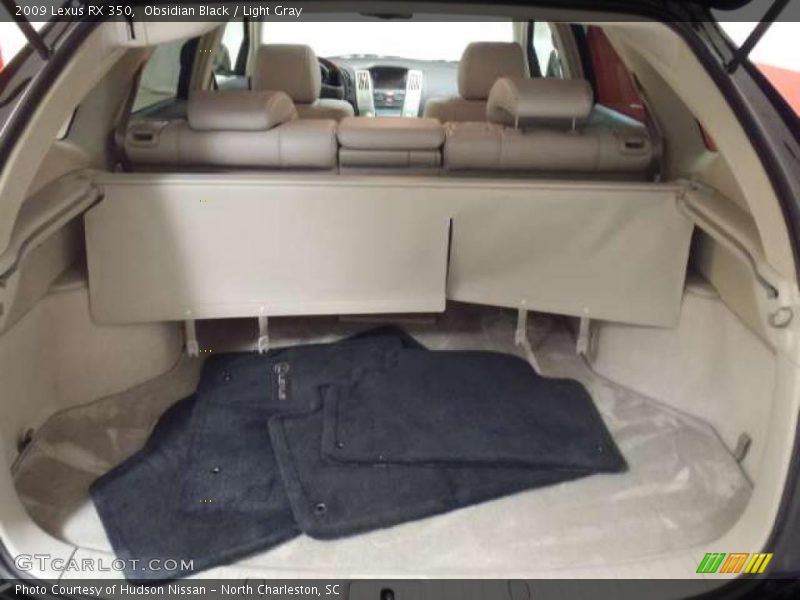 Obsidian Black / Light Gray 2009 Lexus RX 350