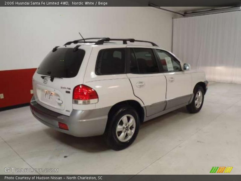 Nordic White / Beige 2006 Hyundai Santa Fe Limited 4WD