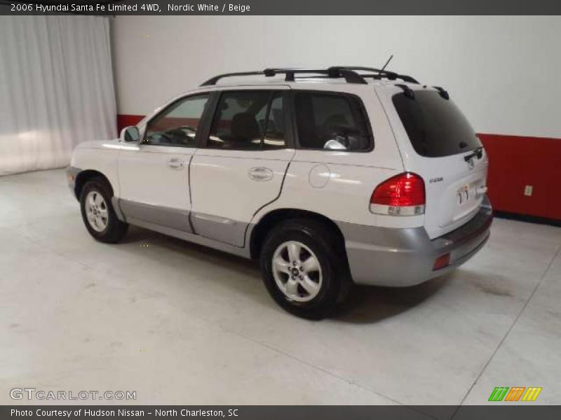 Nordic White / Beige 2006 Hyundai Santa Fe Limited 4WD