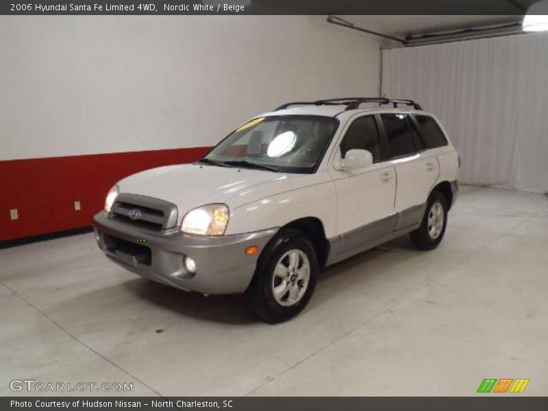 Nordic White / Beige 2006 Hyundai Santa Fe Limited 4WD