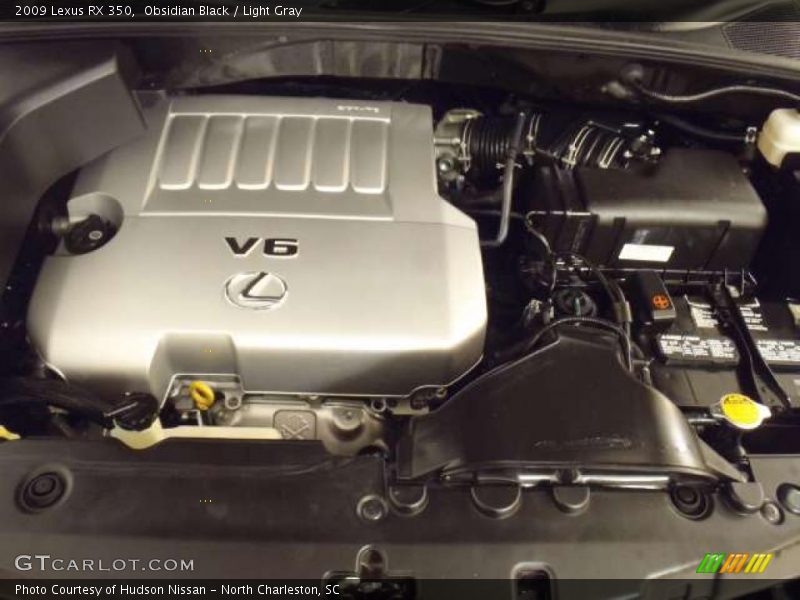 Obsidian Black / Light Gray 2009 Lexus RX 350