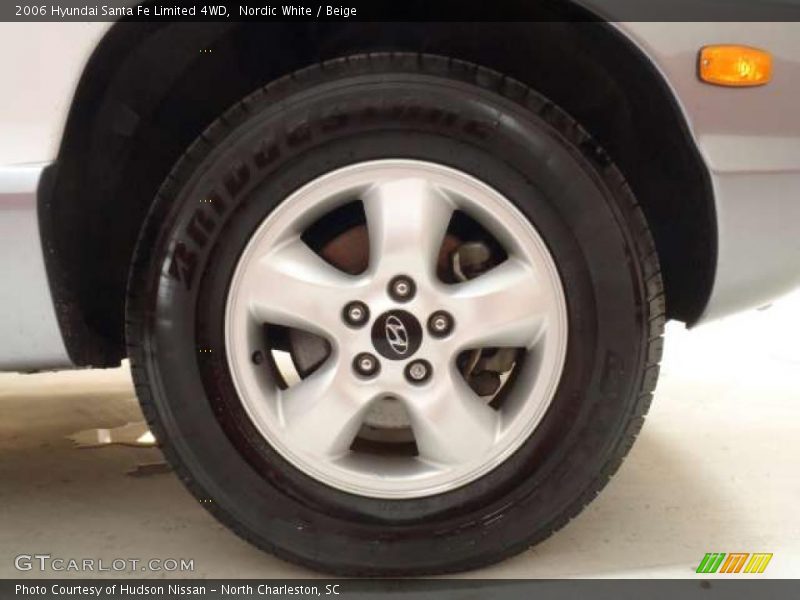 Nordic White / Beige 2006 Hyundai Santa Fe Limited 4WD