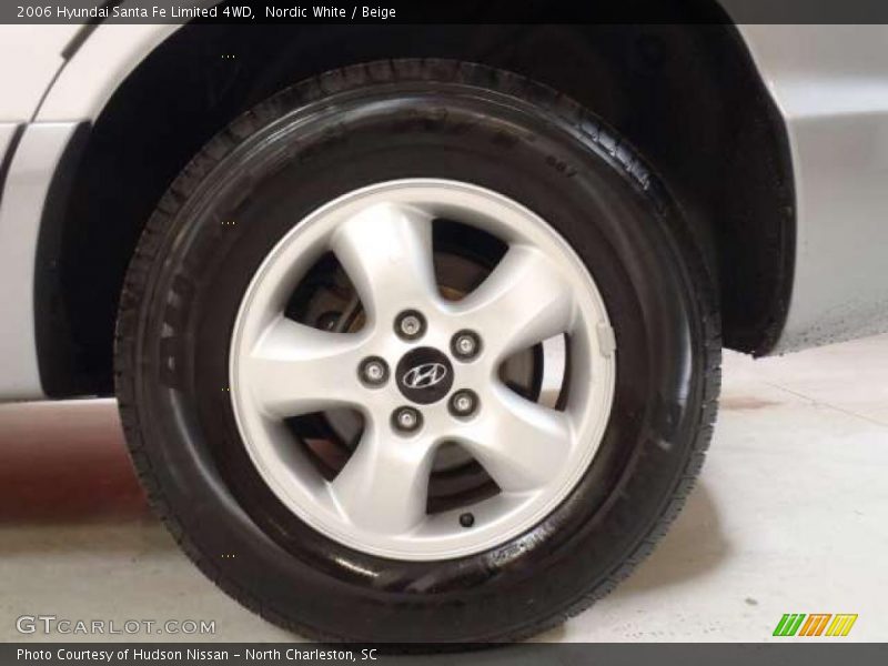 Nordic White / Beige 2006 Hyundai Santa Fe Limited 4WD