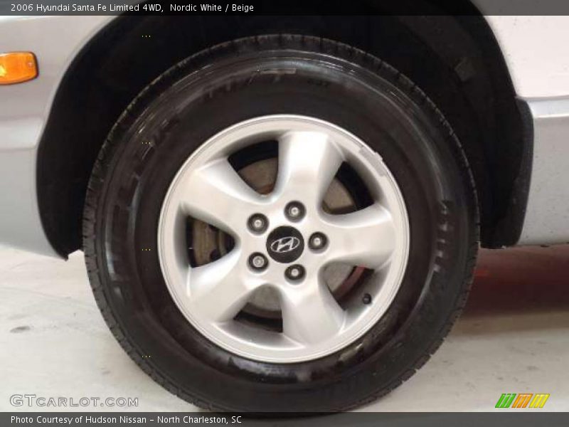 Nordic White / Beige 2006 Hyundai Santa Fe Limited 4WD