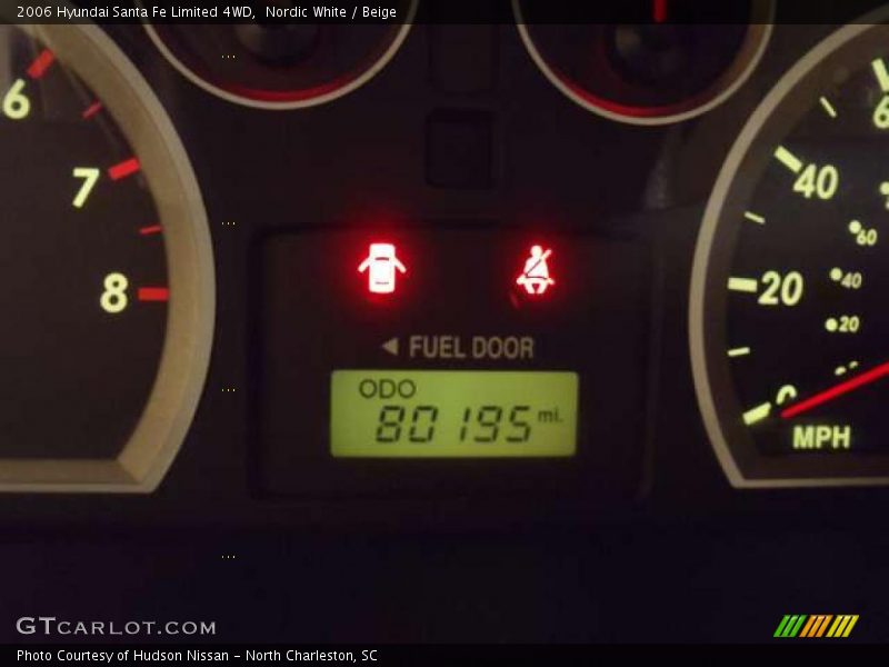 Nordic White / Beige 2006 Hyundai Santa Fe Limited 4WD