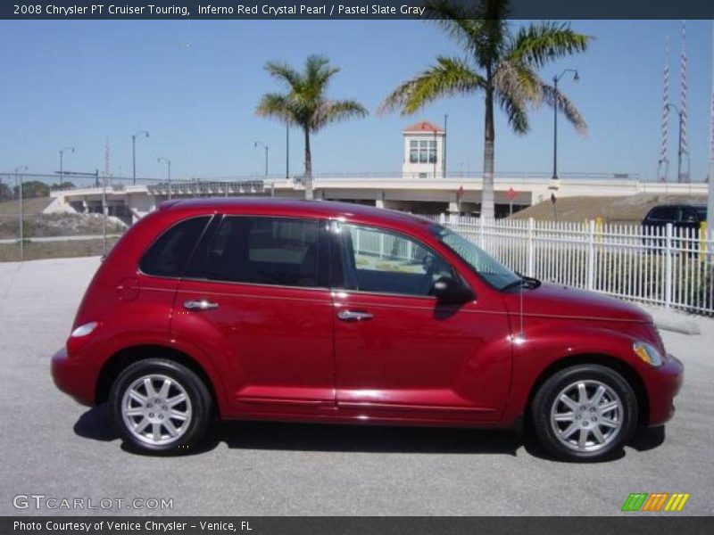 Inferno Red Crystal Pearl / Pastel Slate Gray 2008 Chrysler PT Cruiser Touring