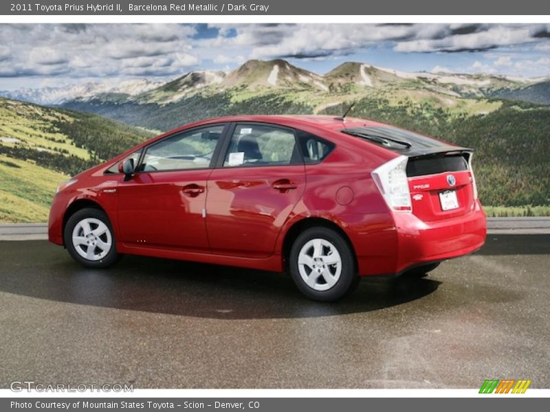 Barcelona Red Metallic / Dark Gray 2011 Toyota Prius Hybrid II