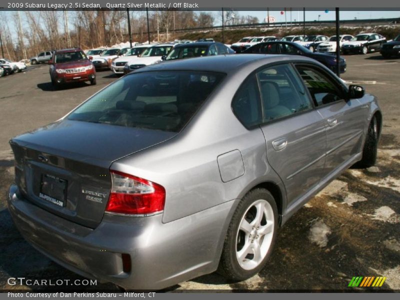 Quartz Silver Metallic / Off Black 2009 Subaru Legacy 2.5i Sedan