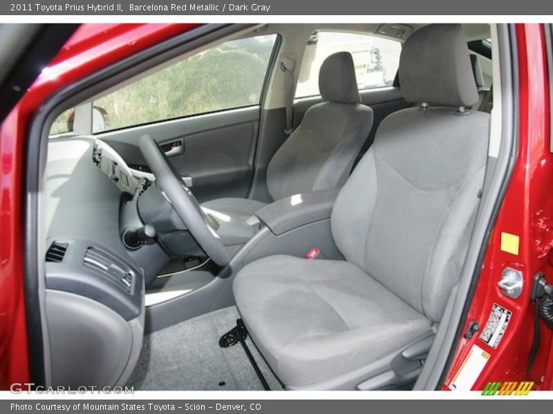 Barcelona Red Metallic / Dark Gray 2011 Toyota Prius Hybrid II
