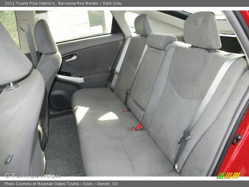 Barcelona Red Metallic / Dark Gray 2011 Toyota Prius Hybrid II