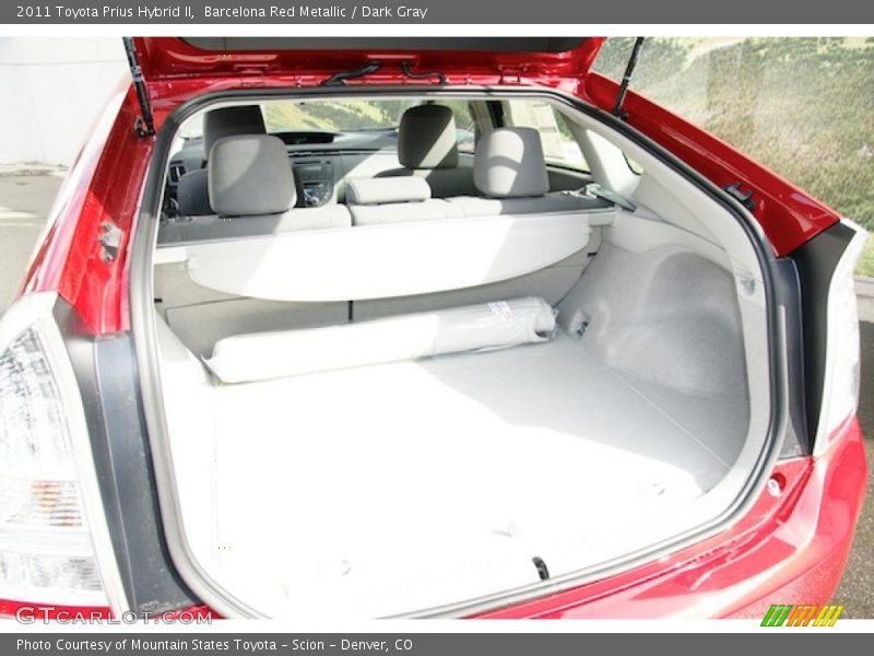 Barcelona Red Metallic / Dark Gray 2011 Toyota Prius Hybrid II