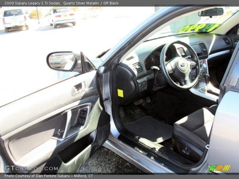 Quartz Silver Metallic / Off Black 2009 Subaru Legacy 2.5i Sedan